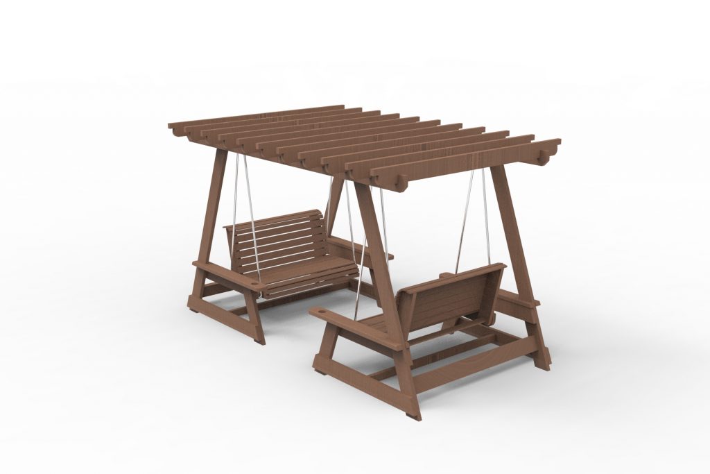 Качели 3d визуализация