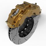 Тормозной суппорт с диском 3D модель