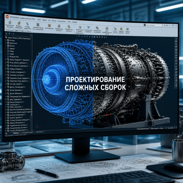 Проектирование сложных сборок в Solidworks