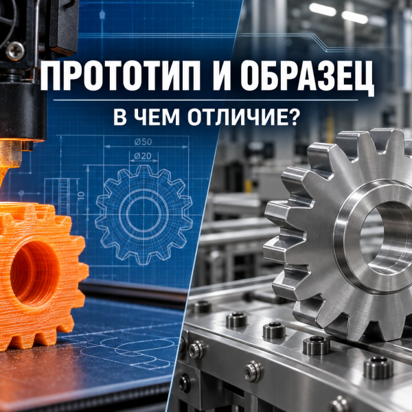 Отличие прототипа от промышленного образца
